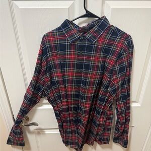 Banana Republic Multicolor Plaid Button Down Shirt